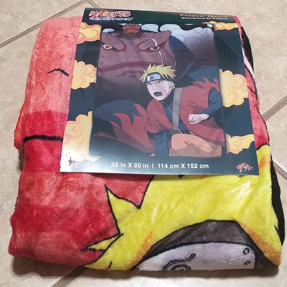Naruto Shippuden Frog 45 X 60 Inch Fleece Throw Blanket